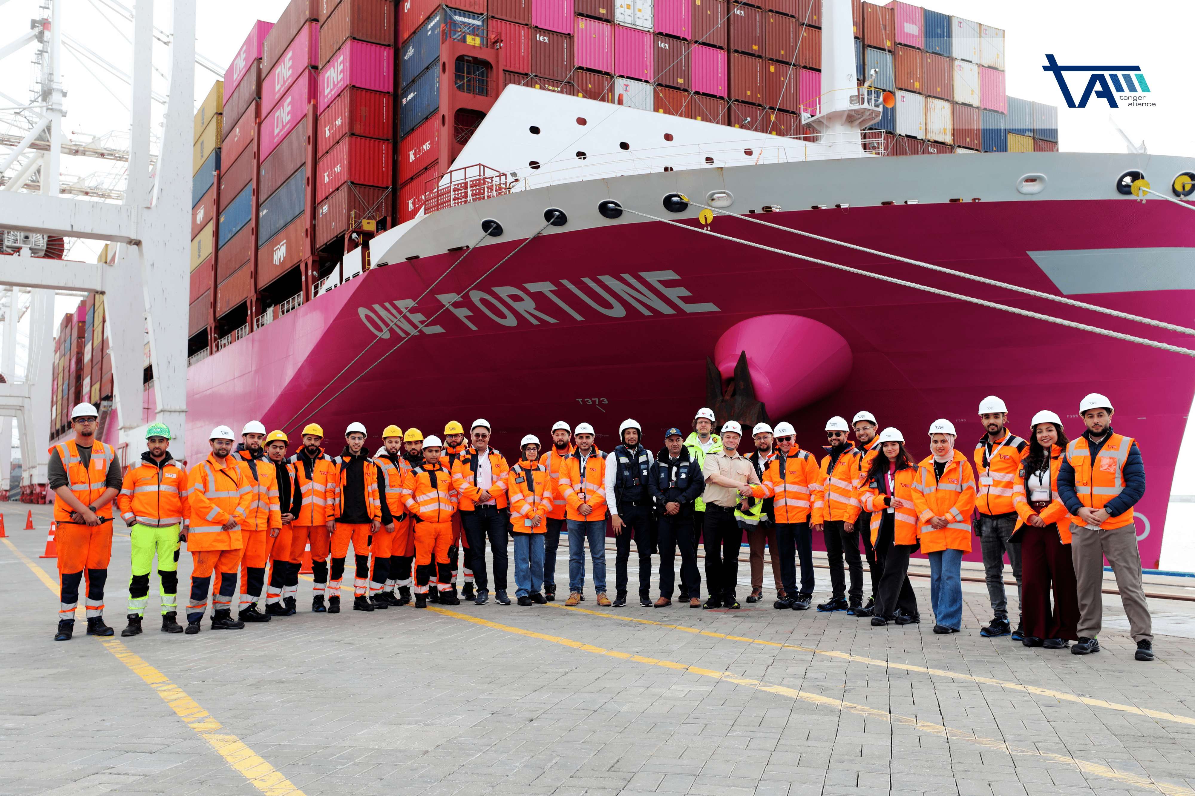 Tanger Alliance Welcomes M/V ONE FORTUNE on Her Maiden Call